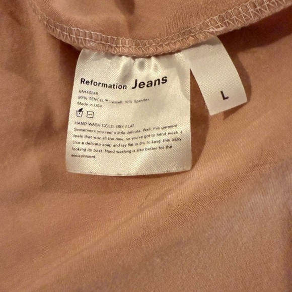 Reformation Rue Knit Blush Pink Midi Dress Size Large. - Picture 6 of 6